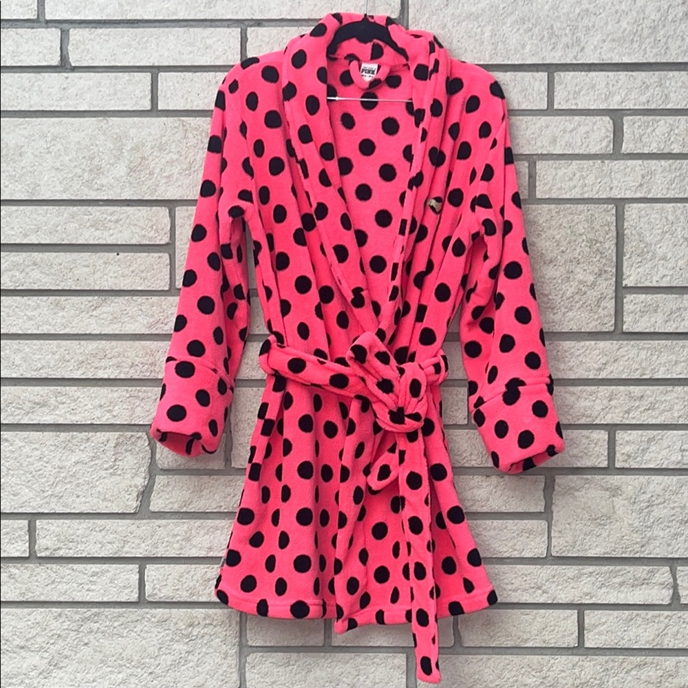 PINK Victoria's Secret Polka Dot Women's Robe